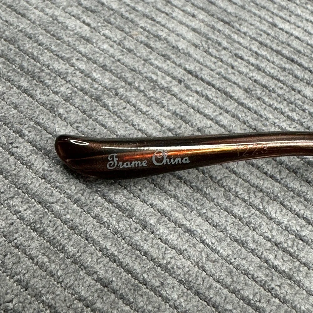 Sophia Loren Zyloware BEAU RIVAGE 63 Burgundy Gold Semi Rimless Eyeglasses 135
